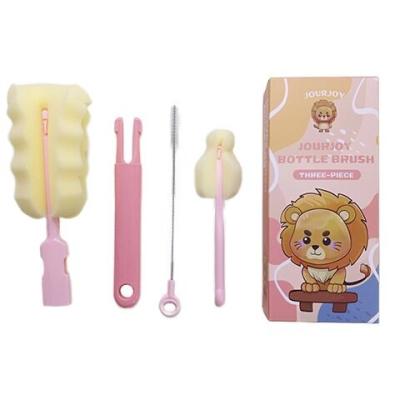 China 50 Gramm Sponge Flasche Bürste Set Strohreinigung 3in1 zu verkaufen