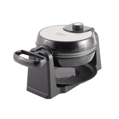 China New Style Aluminum Rotary Waffle Maker Nonstick Table Top Outdoor Portable Round 8 Inch for sale