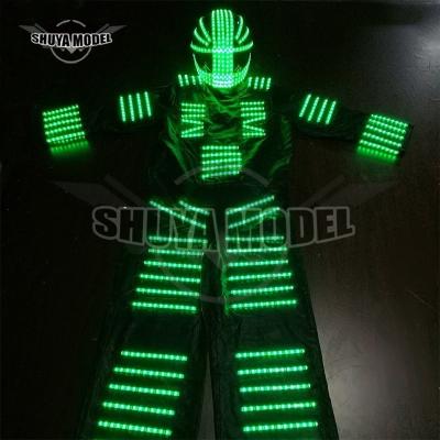 China Sets Design New Hidden Legs Led Robot Suit Costume Adult Life Size Cosplay Costume Adult Costume for sale