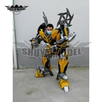 China Artificial Realistic Cosplay Adult Puppet Sets Robot Walking Costume for sale