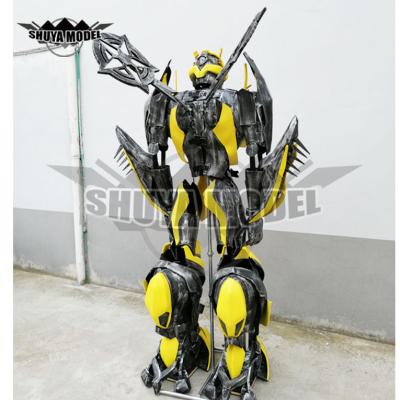 China 3M Tall Large Size Realistic Robot Costume Cosplay Costume Sets Bumble Bee Adult Robot for sale