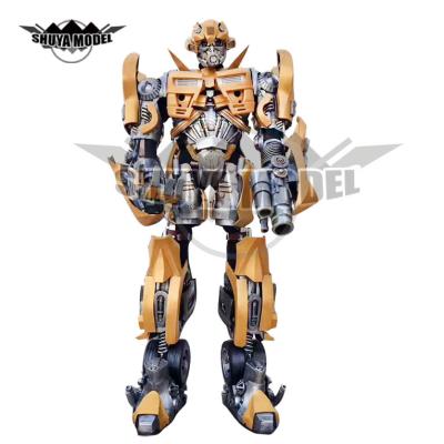 China Big Size Realistic Adult Robot Costume Sets Good Quality Yellow Robot Costumes for sale