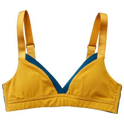 China New Arrival One Piece Women's One Piece Bras Fashion Ladies Bra Plain Adjustable Strap Girl Wireless Vest One Piece Bra With Chest Pad for sale