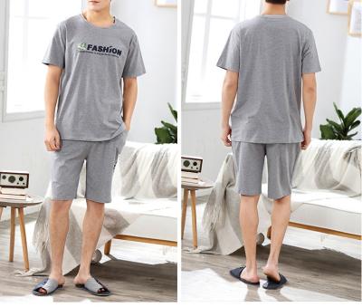 China Plus Size QUICK DRY QUICK DRY Shorts Summer Man Sleeves Cotton Polyester Mens Pajamas Shorts Set Home Wear Sleepwear Sets Loungewear for sale