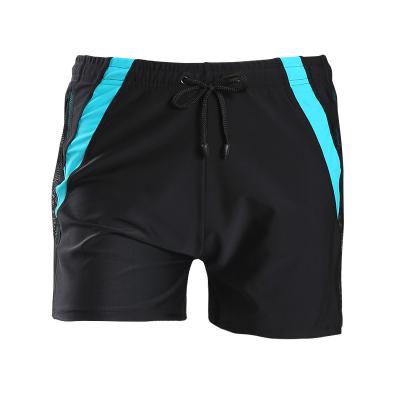 China Men's Breathable Patchwork Swim Trunks Breathable Quick Dry Swimwear For Adults for sale