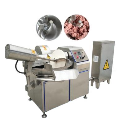 China Mix and Emulsify Meat or Soy Products Factory Price Frequency Conversion Meat Chopper Cutter Machine Meat Chopping Mixer Machine for sale