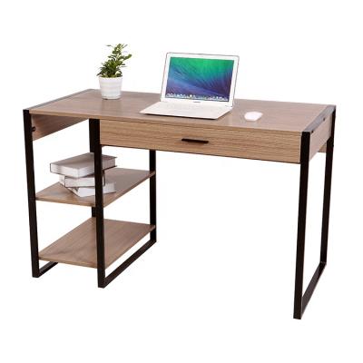 China Waterproof And Scratchproof Computer Desk With 4-Tier Storage Shelves Modern Office Computer Table for sale