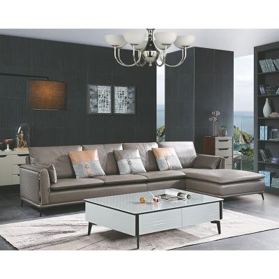 China Factory Manufacture Various Comfortable Living Room Vintage Style Popular High Quality Leather Sofa for sale