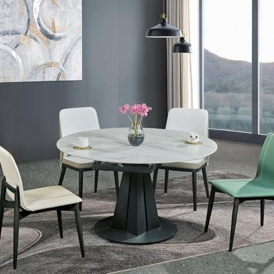 China Upscale Elegant Design Dining Table Dining Table With Chair Marble Top for sale