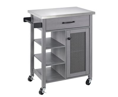 China Kitchen Furntiure Most Popular Multifunctional Household With Storage Function Floor Kitchen Cart for sale