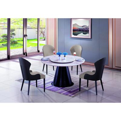 China Classy Luxury Restaurant Furniture Modern Design Large Table Top Natural Stone Dining Table for sale