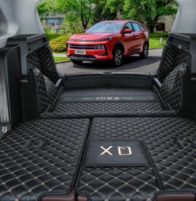 China Customized Universal 3D 5D All Weather Luxury Car Trunk Leather Mats All Surrounded For Specials Cars for sale