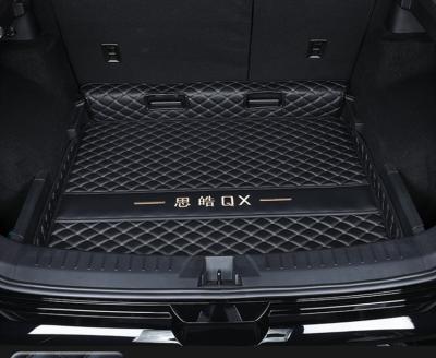 China Customized Universal 3D 5D All Weather Luxury Car Trunk Leather Mats All Surrounded For Specials Cars for sale