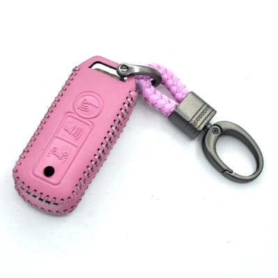 China ENGLAND STYLE New Product 2020 Custom Leather Key Case For Honda 2016 PCX 125 150 Keychains Keybag 3 Buttons for sale