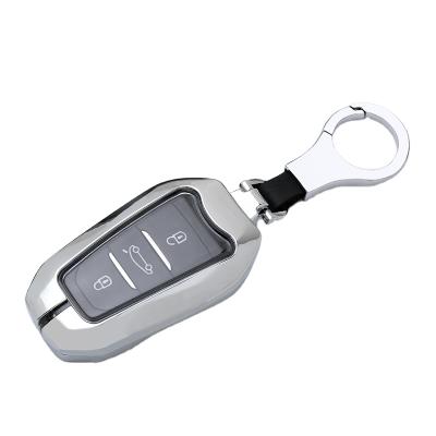 China 2020 Business Alloy Metal Car Zinic Key Shell Key Case For Peugeot Citroen for sale