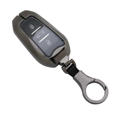 China 2020 Business Alloy Metal Car Zinic Key Shell Key Case For Peugeot Citroen for sale