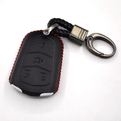 China ENGLAND STYLE 2017 Fashionable Car Accessories Leather Car Key Wallet Case Bag For Cadillac for sale