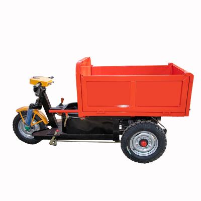 China TY-YS Big load bearing powerful battery top tire engineering electric tricycle three wheel dumper truck motor construction tricycle for sale