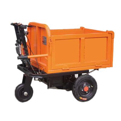 China Powerful Big Battery Load Carrying Top Tire Engineering Tricycle Three Wheels Dumper Truck Motor Electric Construction Tricycle For Const for sale