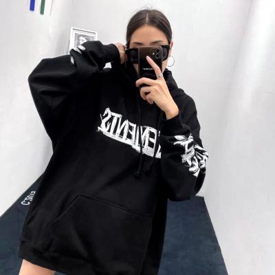 China 2022 new Anti-wrinkle Instagram VTM graffiti hot selling Logo Printed Unisex Hoodie High street hipster loose hoodie for men and women for sale