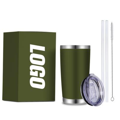 China Sustainable Personalized 20oz Insulated Double Wall Stainless Steel Tumbler Sublimation Vacuum Mugs for sale