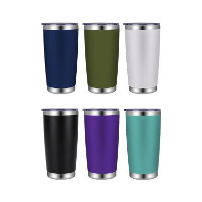 China Sustainable 20oz Custom Print Insulated Stainless Steel Tumbler Sublimation Mugs for sale