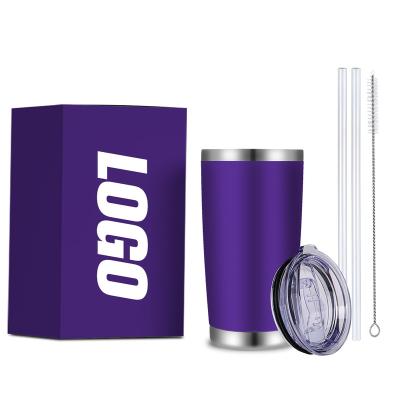 China Sustainable 20oz Sublimation Tumbler Stainless Steel Vacuum Insulated Beer Mugs for sale