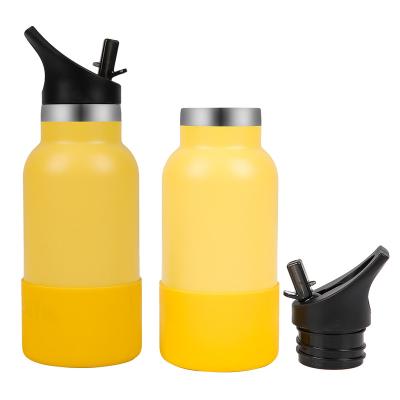 China Sustainable 304 Stainless Steel Vacuum Sports Bottle Standard Mouth Insulated Water Bottle for sale