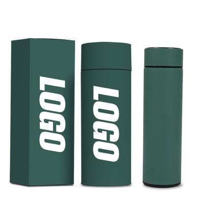 China Double Wall Sustainable Thermos Vacuum Flask With Led Temperature Display for sale