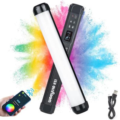 China Magic Wand RGB LED Video Light Stick Handheld 360 Light Stick App Control 2500-8500K Full Color Photography RGB Lights Stick For Portrait K21 for sale