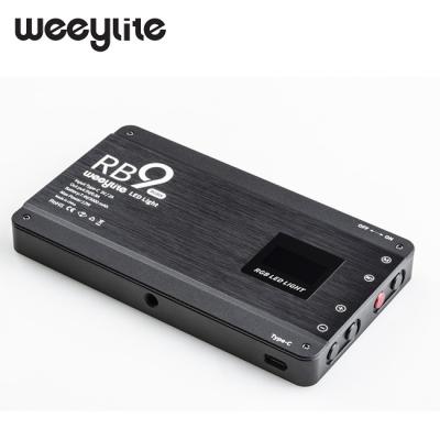 China Weeylite RGB Light RB9 12W Adjustable Rectangular Camera Light with Eight Functional Modes RB9 for sale