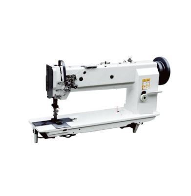 China SEOWYI Good Price New Design Double Needle Economical Long Arm Lockstitch Heavy Duty Industrial Sewing Machine For Leather Price for sale