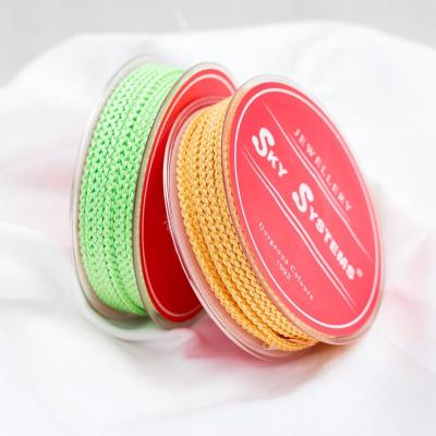 China SKY CNF 2.5mm Jewelry Rope Polyester Tie Bracelet Jewelry Accessories And Necklace Material 80 Colors CNF for sale