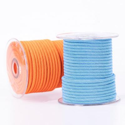 China ML221 4mm Polyester Lanyard 20meter Polyester Rope Jewelry Accessories Beading Wire Bracelet And Necklace Material 38 Colors for sale