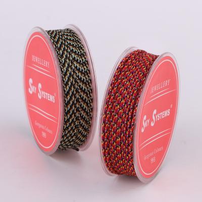 China SKY H 0.9~1.5mm Jewelry Rope Polyester Tie Bracelet Jewelry Accessories And Necklace Material 52 Colors H for sale