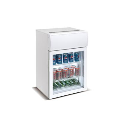 China Hotel Ice Cream Small Countertop Display Fridge for sale