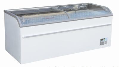 China Frozen Food Island Display Freezer for sale