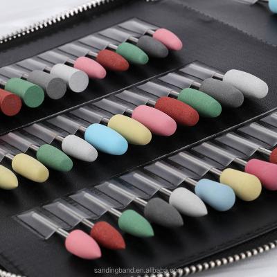 China Wholesalers Dead Skin Removal Bit Xf Silicone Rubber Polisher Nail Polisher Nail Drill Bit For Pedicure Feet Callus Polishing 4*12mm for sale