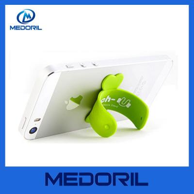 China Customized silicone one touch mobile phone display stand holder for promotion for sale