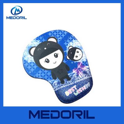 China Custom logo cheap silicone gel mouse pad with wrist rest for promotional gifts for sale