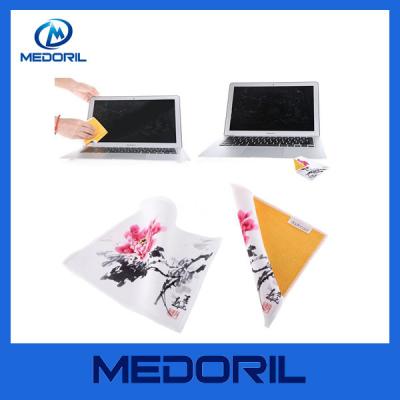 China Custom logo microfiber cleaning cloth for computer for sale