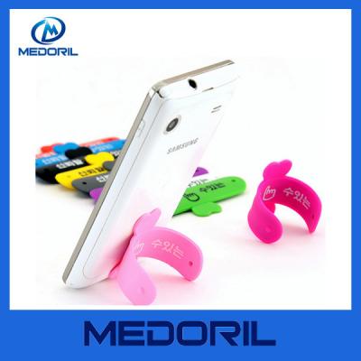 China Customized silicone one touch mobile phone display stand holder for wholesale for sale