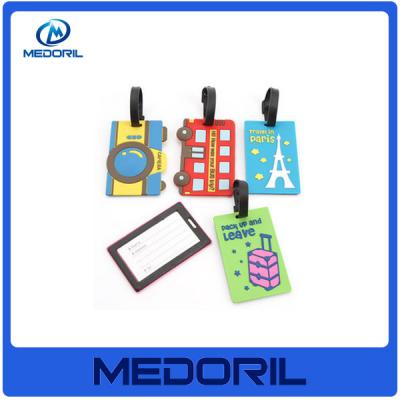 China Wholesale travel luggage tag cartoon silicone luggage tag with custom logo for sale