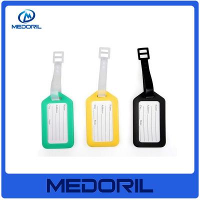 China Wholesale plastic material travel bright colored luggage tags for sale