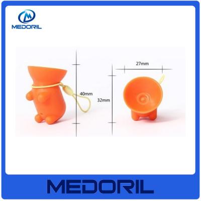 China Wholesale cute animal shape silicone phone sucker holder pig phone holder for sale