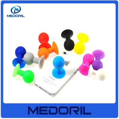 China Wholesale and custom logo silicone material suction cup mobile phone stand holder for sale