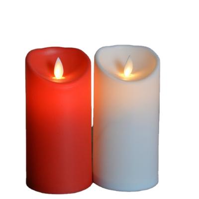 China Harmless high quality rippling LED environmental protection wick home decoration led large flameless candle for sale