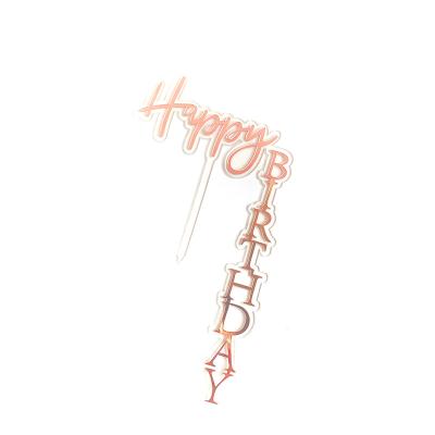 China Acrylic Amazing Happy Birthday Cake Topper First Birthday Happy Birthday Cake Topper Acrylic Amazing Cake Topper Chef for sale