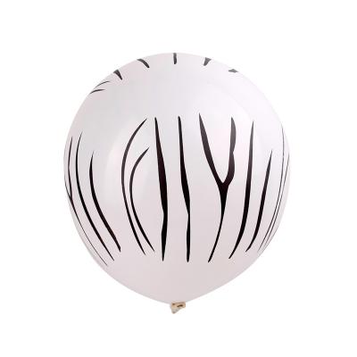 China New Design Durable Reusable Round 12 Inch Happy Birthday Latex Decoration Printed Balloons Set for sale