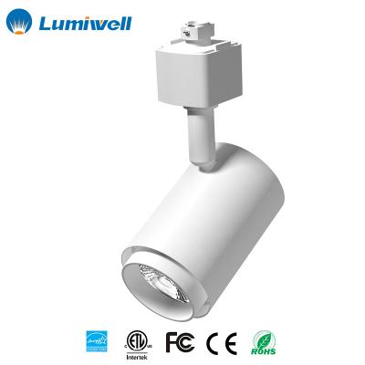 China Shops / Supermarkets / Hotels / High Head CRI 95 Ra COB LED Track Light Dimmable Energy Star ETL DLC Museum / Showroom With Track Rail for sale